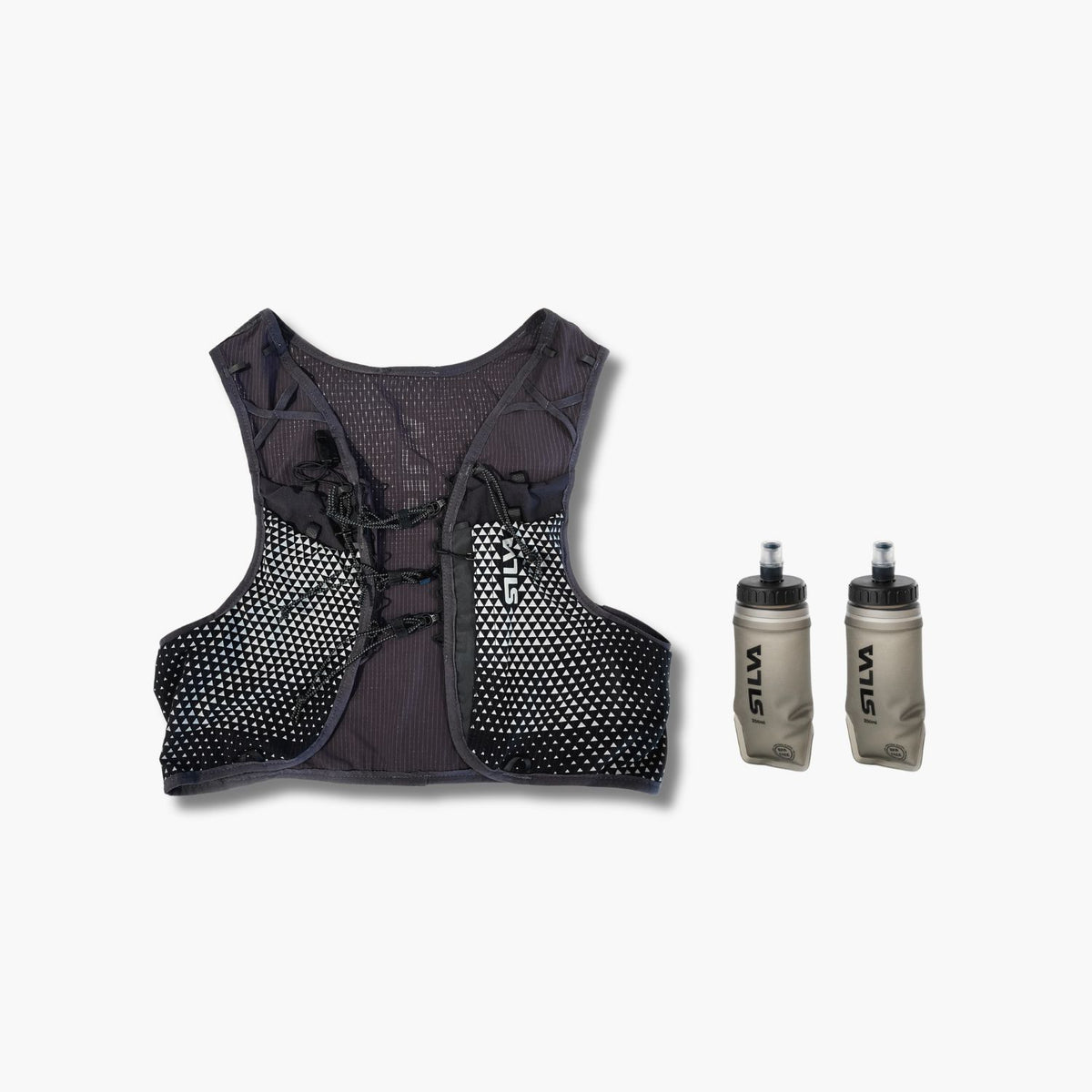 Strive Fly 3L Reflective Running Vest + 2 Soft Flasks (250 ml)