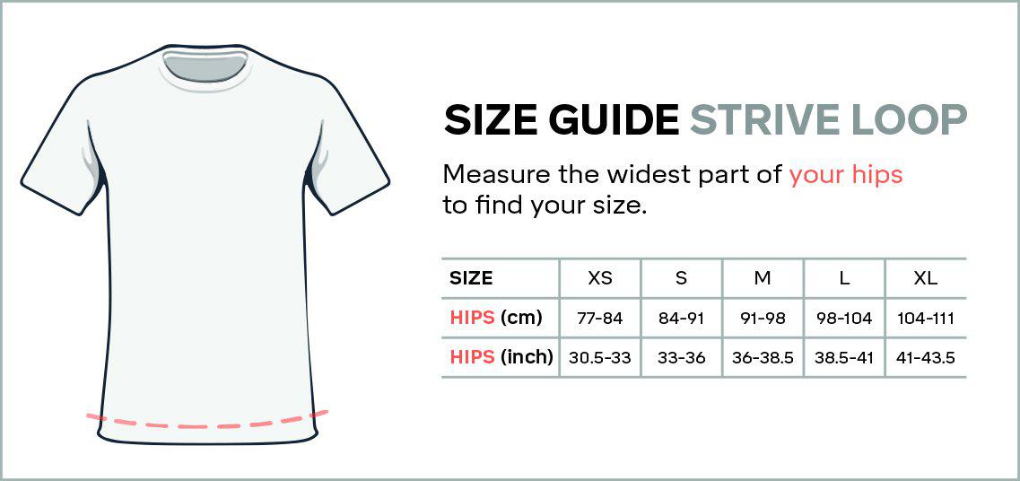 Size guide - Strive Loop