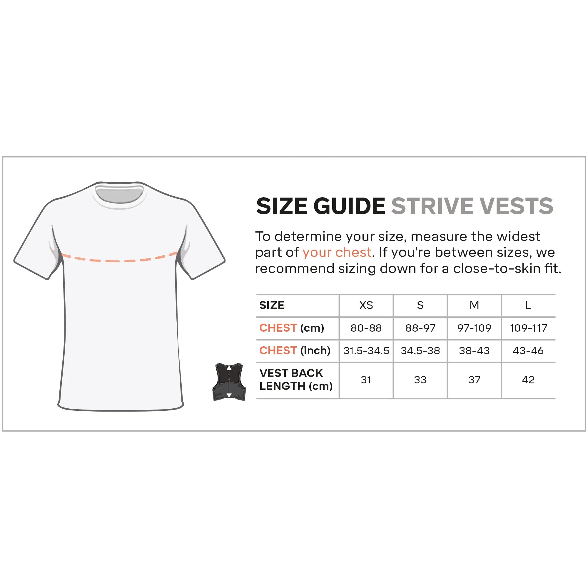 Size guide - Strive Vests SS24_2000x2000 v3