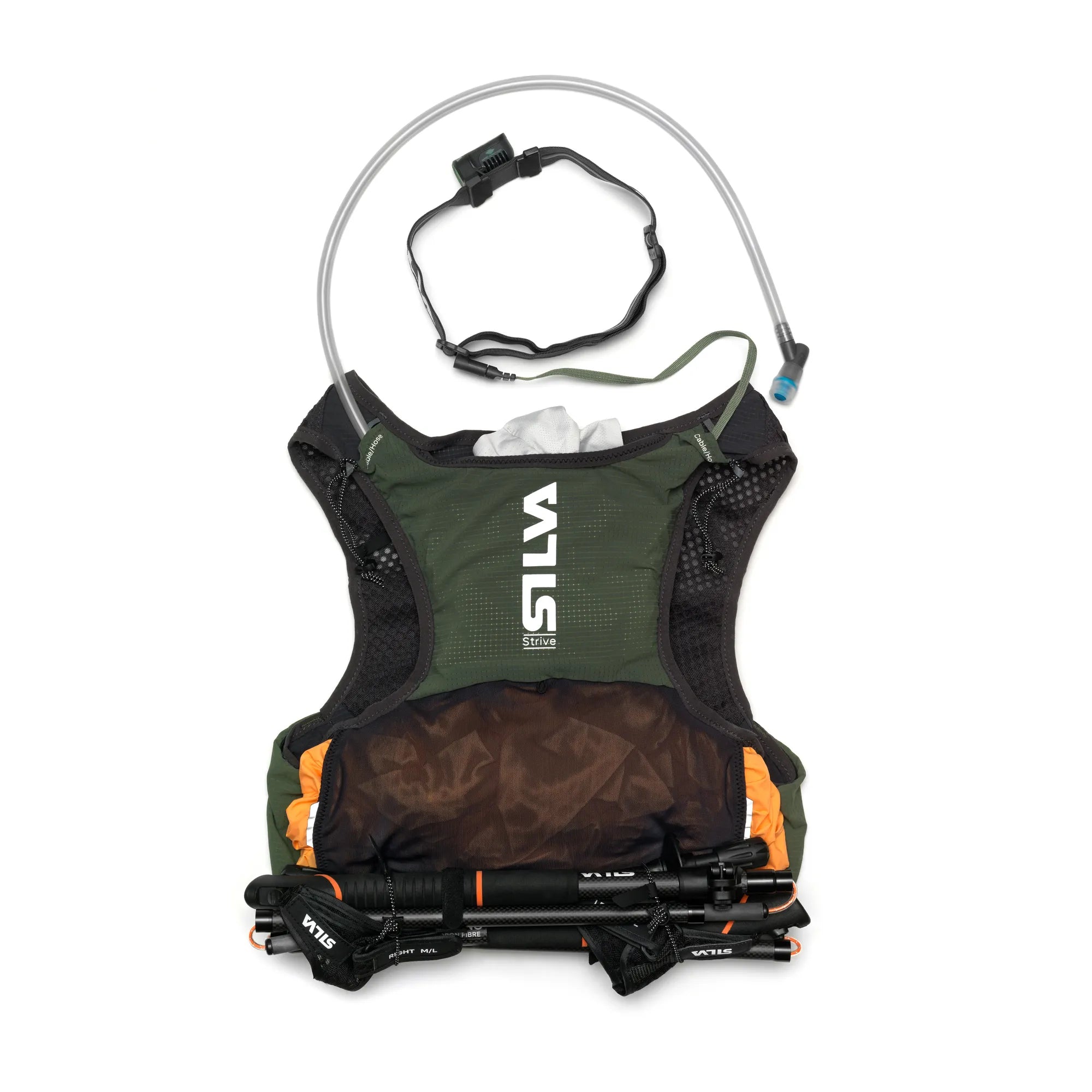 Strive 5 Vest Green_packed back