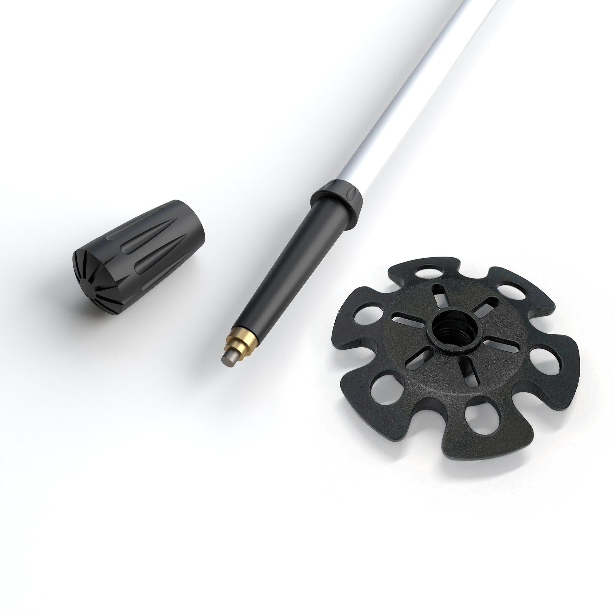 Trekking Poles Aluminum (White)_38122_feet (2023)