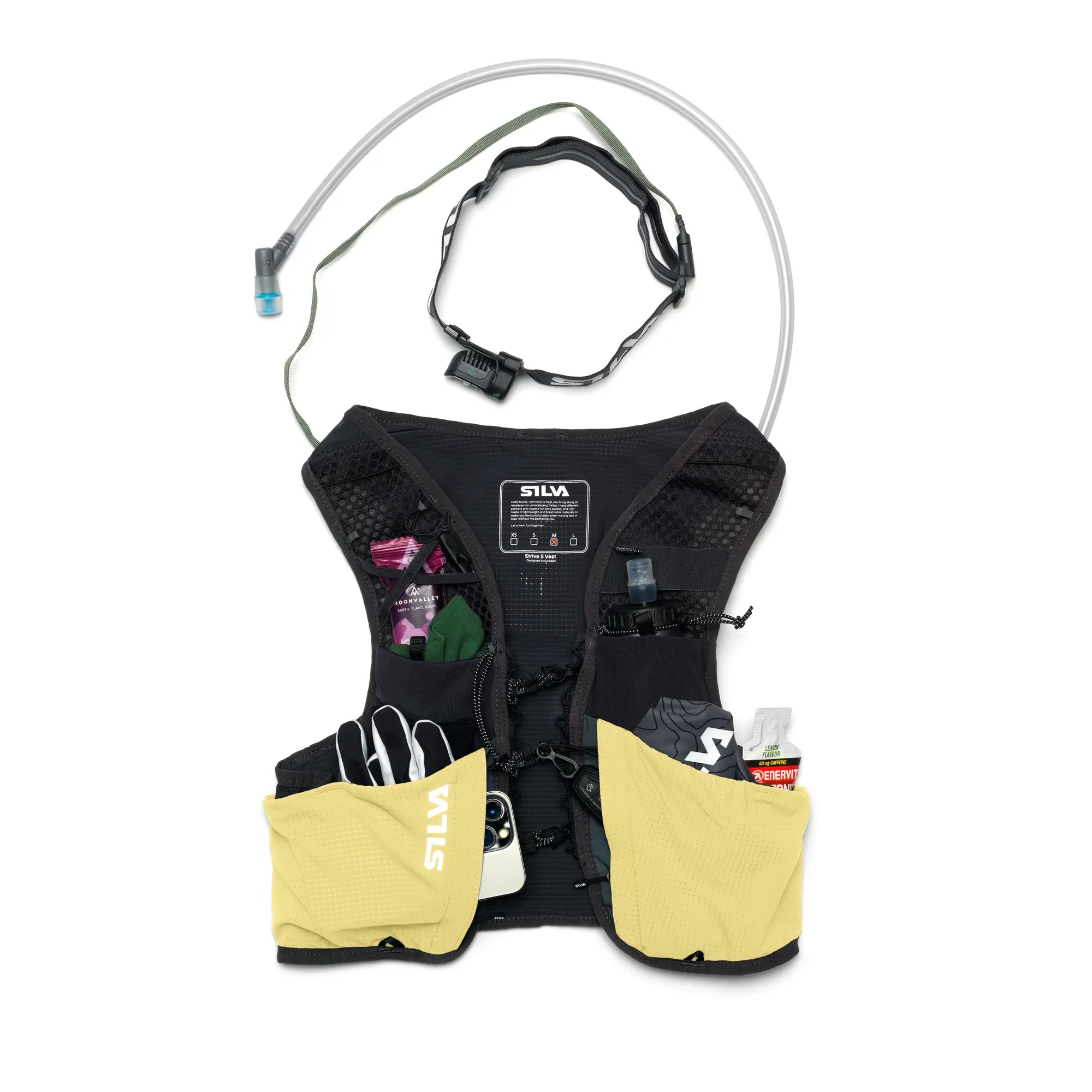 Strive 10 Vest Yellow SS26 - Front Packed