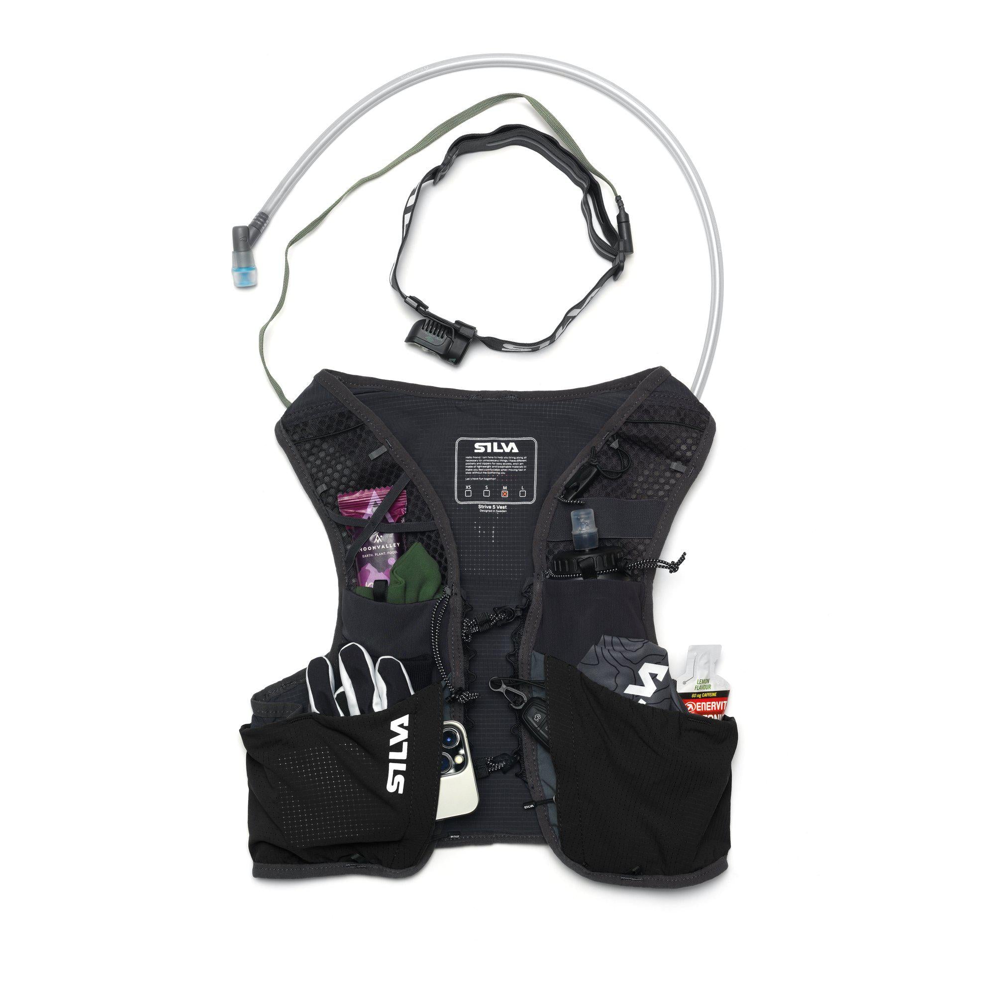 Strive 5 Vest Black_packed front