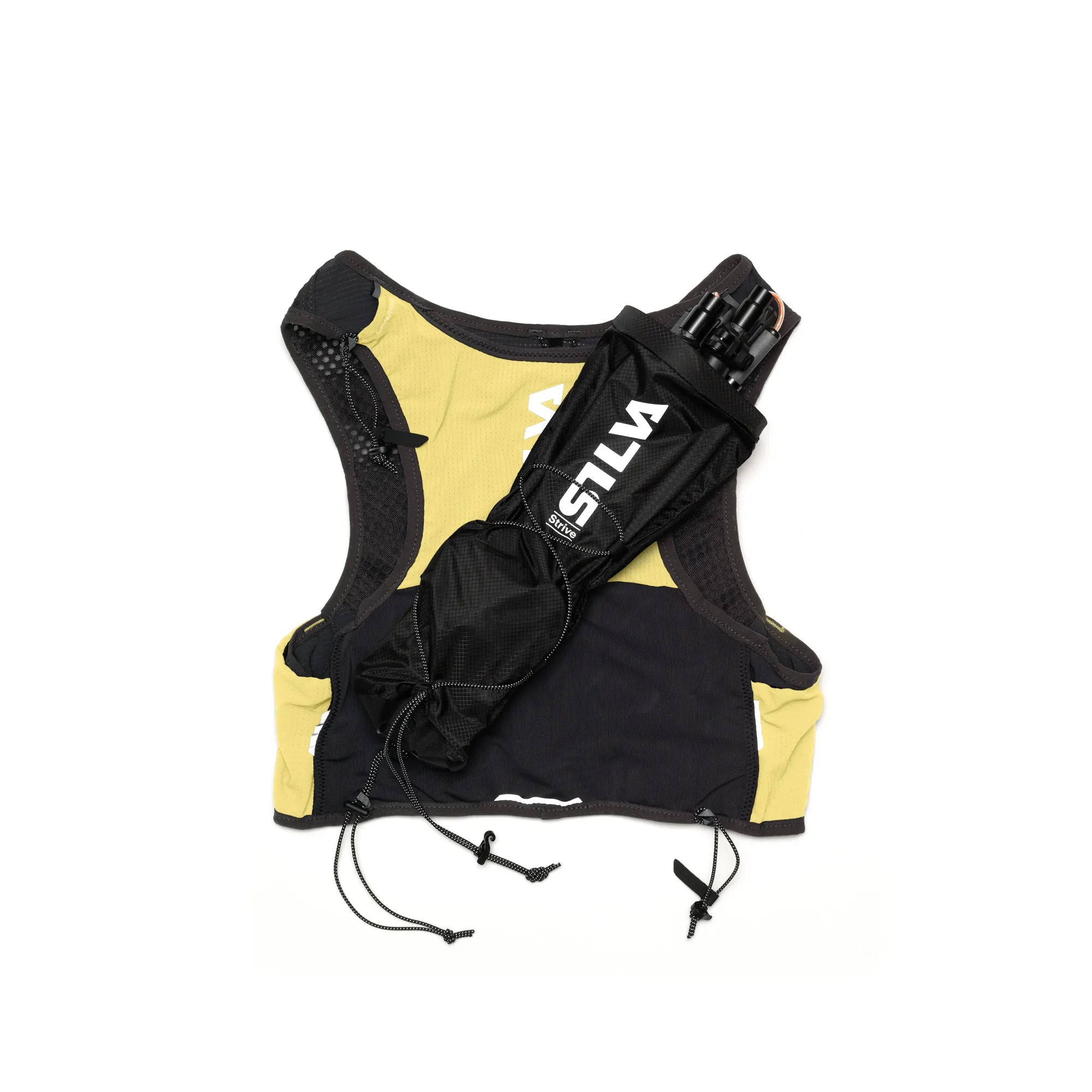 Strive 5 Vest Yellow SS26 - Quiver mounted